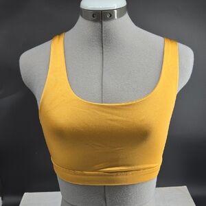 Athleta Golden Yellow Activewear Sports Bra XS